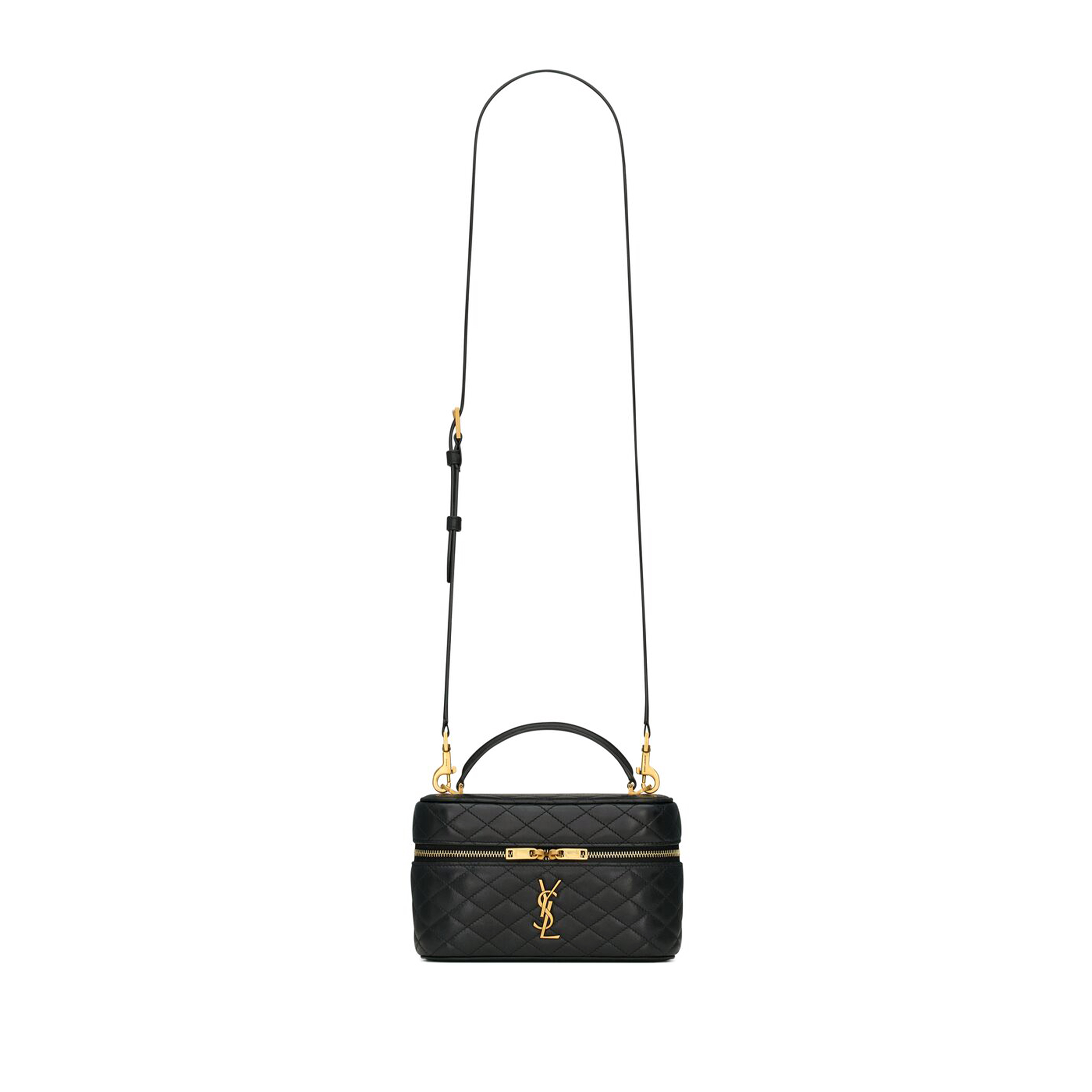 YSL GABY VANITY BAG IN QUILTED PATENT LEATHER 7667311EL071000 (18*11*6.5cm) YSL GABY VANITY BAG IN QUILTED PATENT LEATHER 7667311EL071000 (18*11*6.5cm)